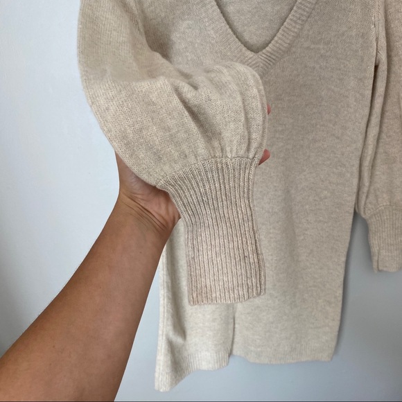 madewell bubble sleeve sweater dress - Picture 4 of 6